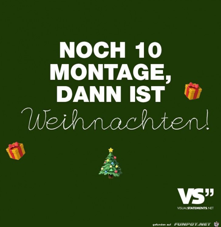 Nur noch 10 Montage