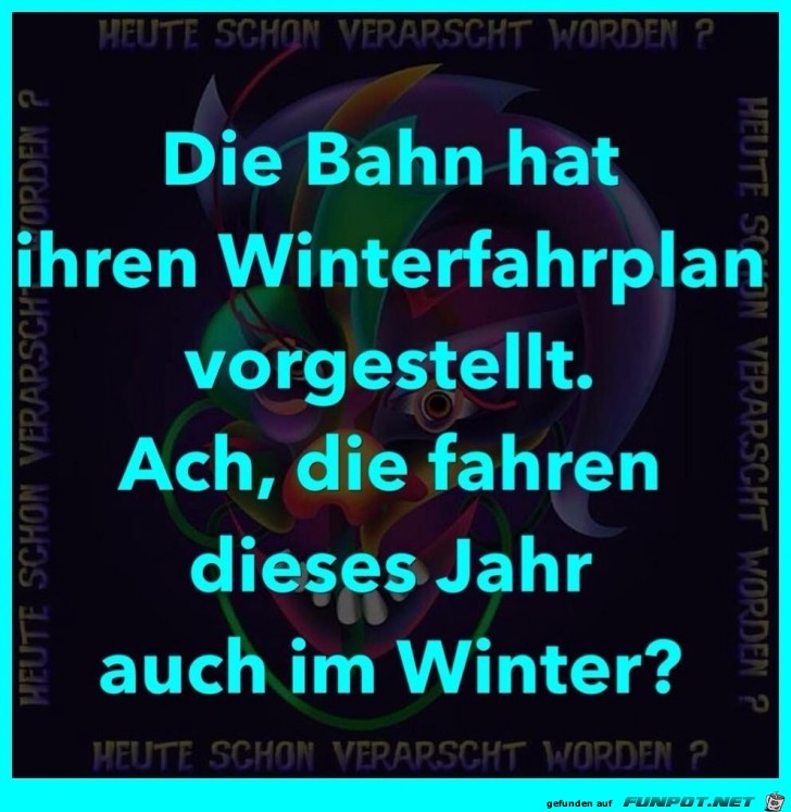 Winterfahrplan