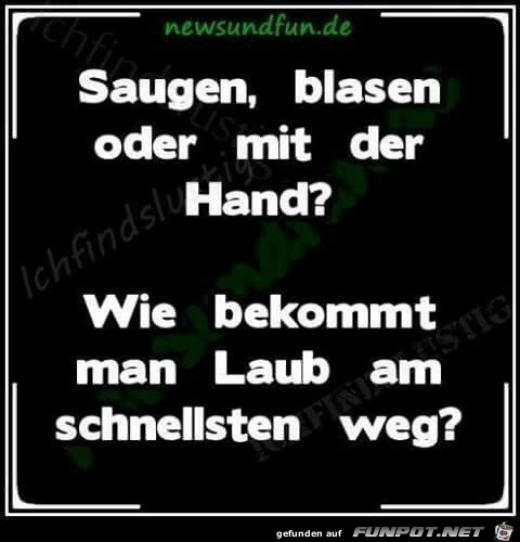 oder mit der Hand?