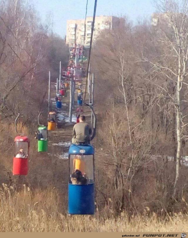 Lustige Seilbahn