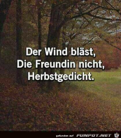 Ein Herbstgedicht