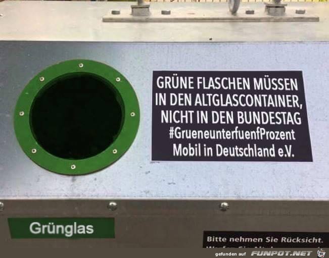 Grüne Flaschen Grüne Flaschen