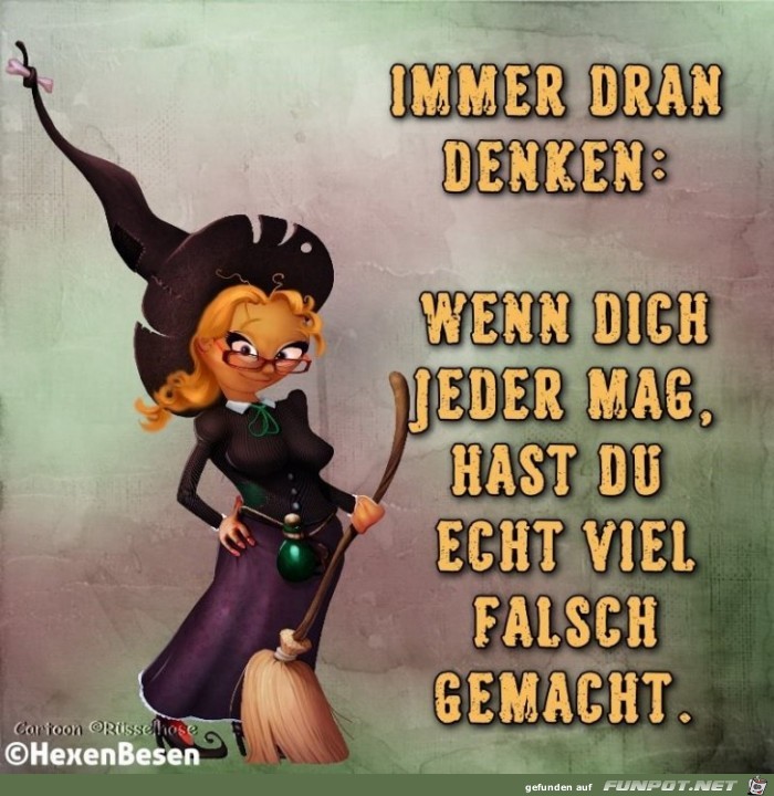 Immer dran denken