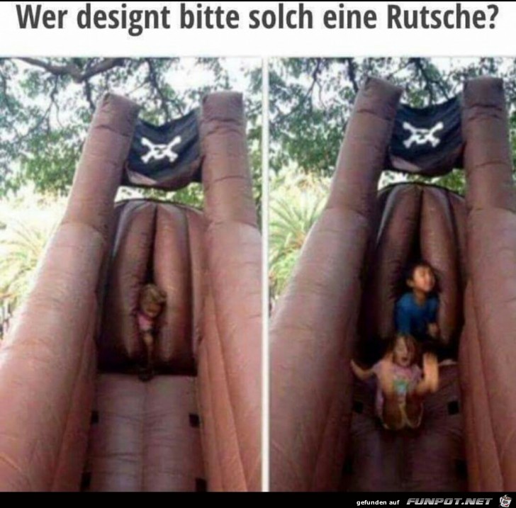 Seltsame Rutsche