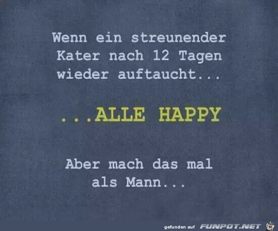 Alle Happy! Alle Happy!