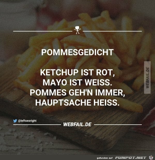 Pommesgedicht