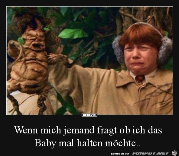 Baby mal halten Baby mal halten