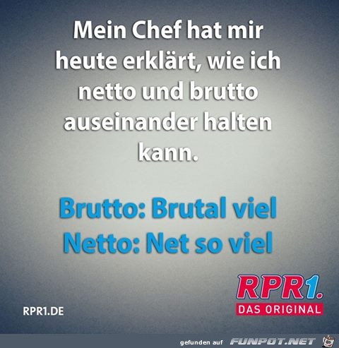 brutto und netto