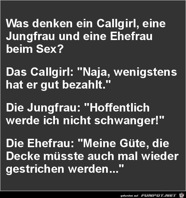 Denken beim Sex........ Denken beim Sex........