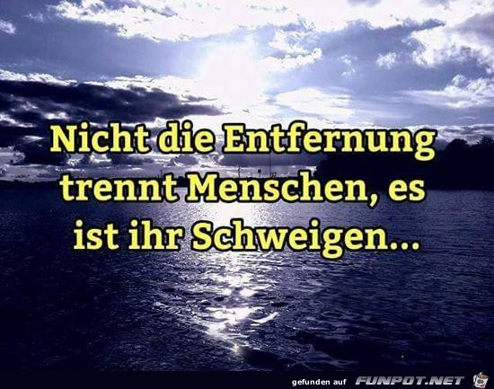 Nicht die Entfernung Nicht die Entfernung