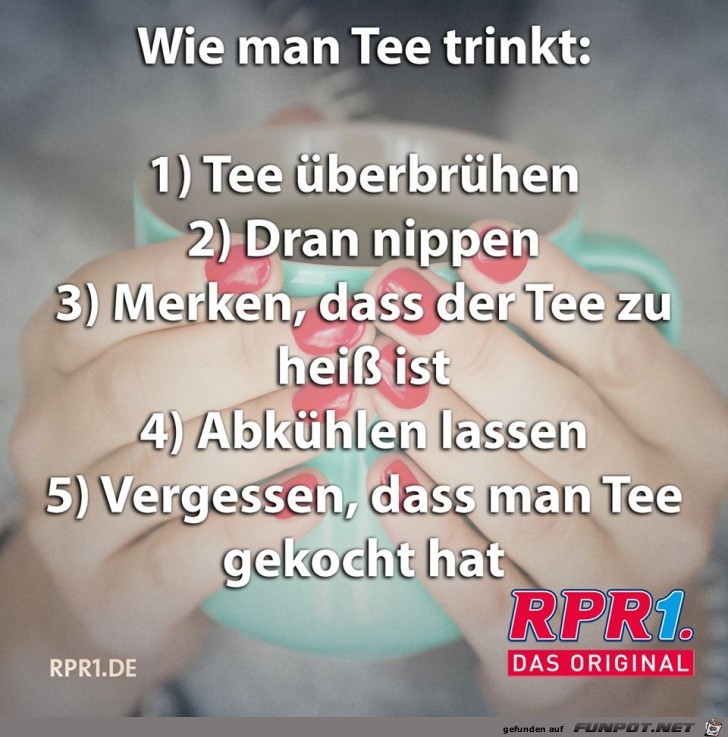 Teetrinken Teetrinken