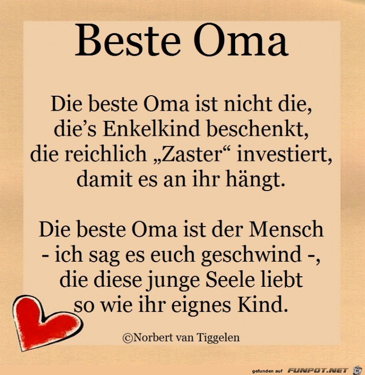 Beste Oma 10/2017 Beste Oma 10/2017