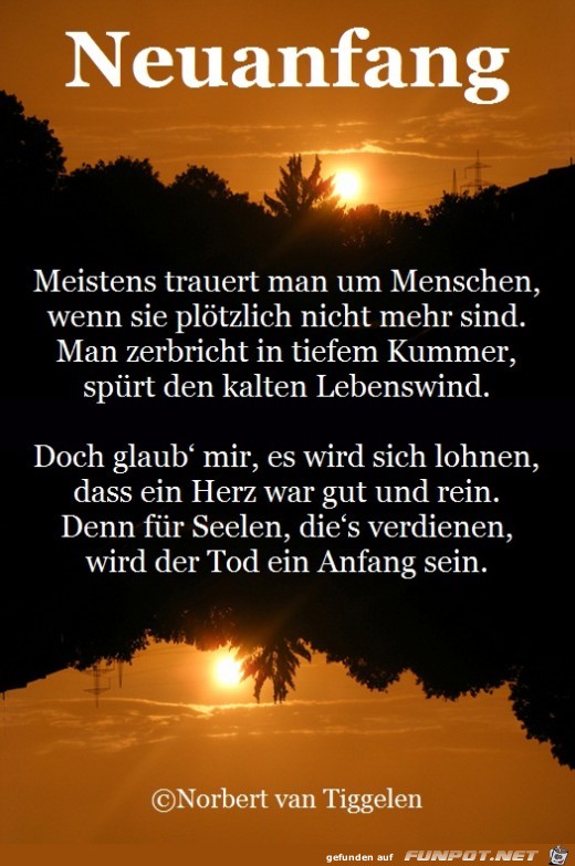 Neuanfang - Allerheiligen 2017 Neuanfang - Allerheiligen 2017
