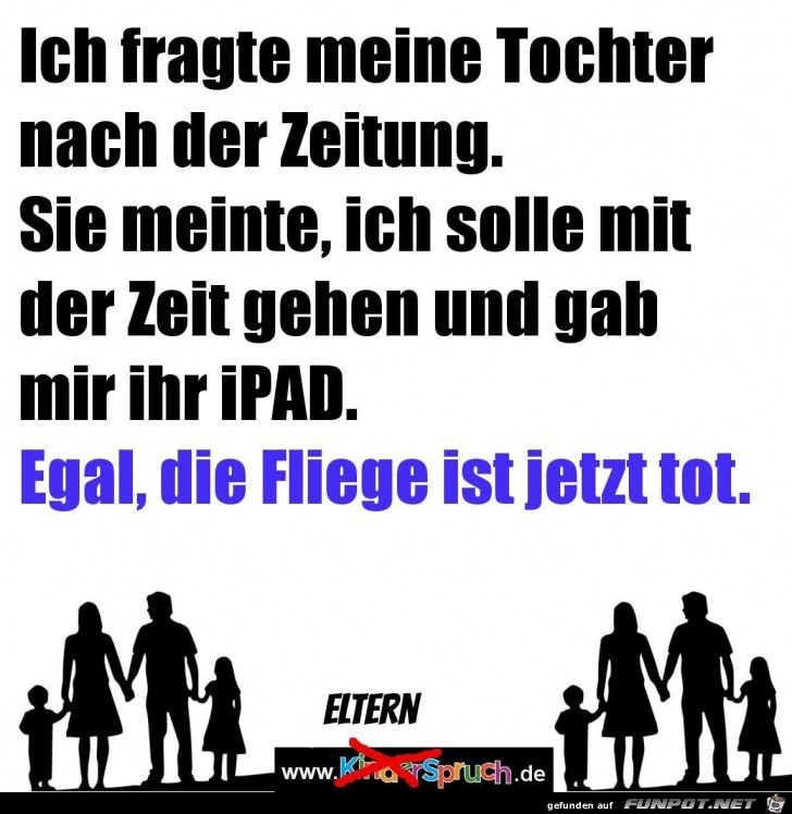 Zeitung oder i-pad Zeitung oder i-pad