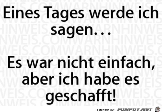 Eines Tages