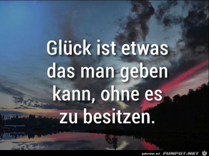 Glueck ist etwas