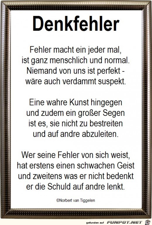 Denkfehler 10/2017 Denkfehler 10/2017