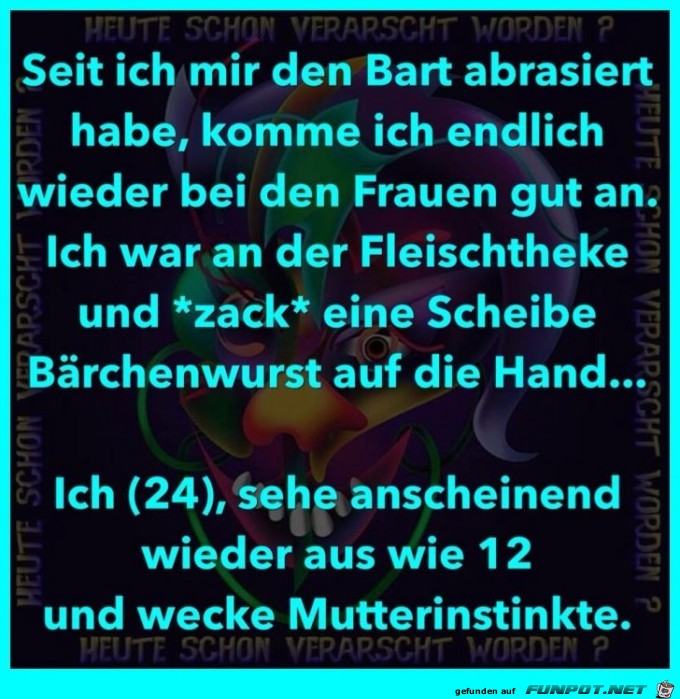 Bart abrasieren Bart abrasieren
