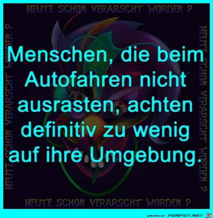 Beim Autofahren Beim Autofahren