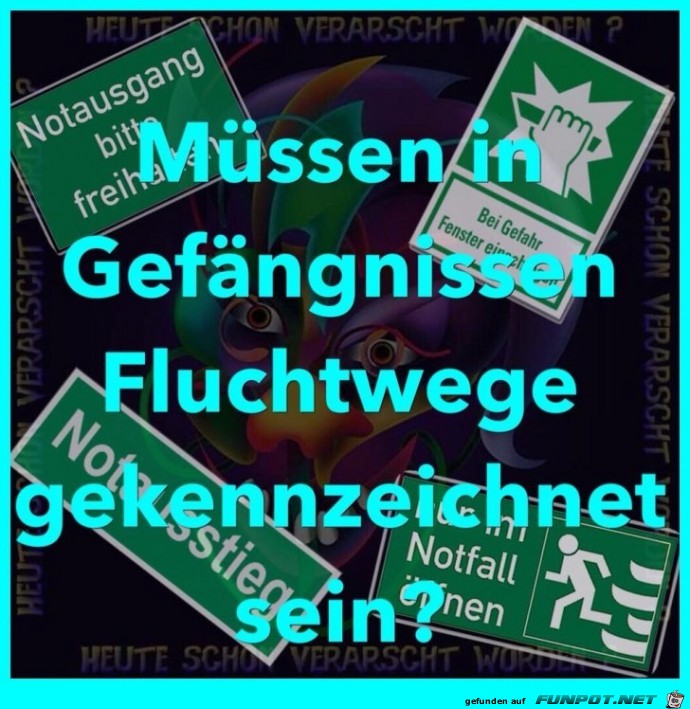 Fluchtwege im Gefängnis Fluchtwege im Gefängnis