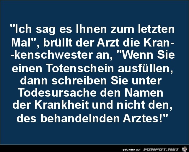 zum letzten Mal........ zum letzten Mal........