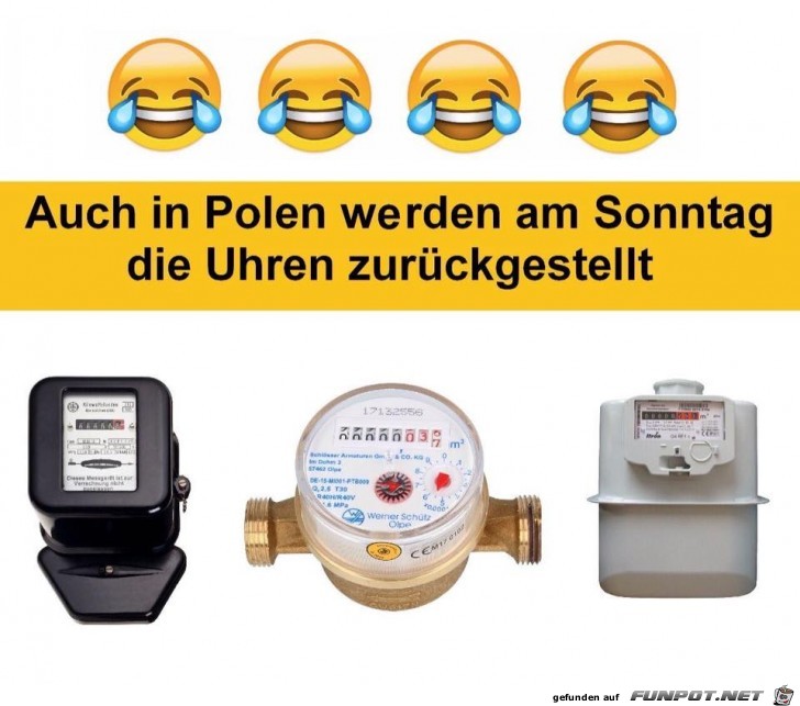 Uhrenumstellung in Polen Uhrenumstellung in Polen