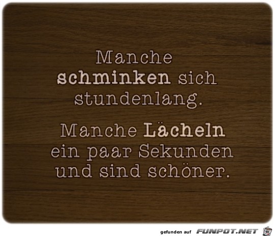Schminken Schminken