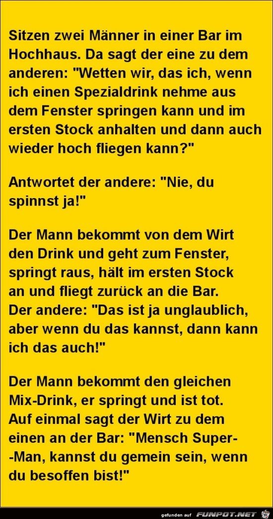 sitzen zwei Mnner in eine Bar..