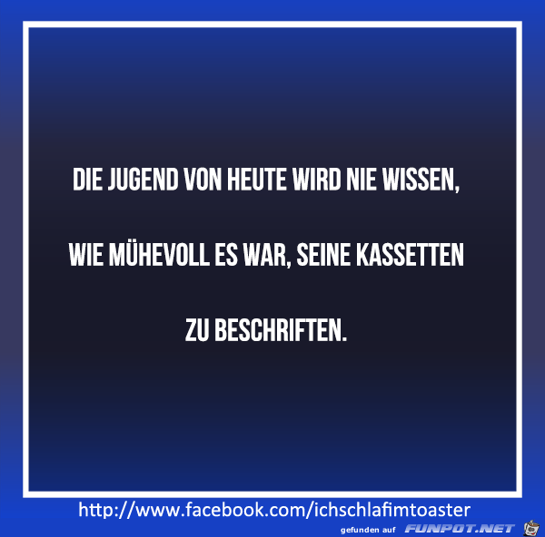 Kassetten beschriften Kassetten beschriften