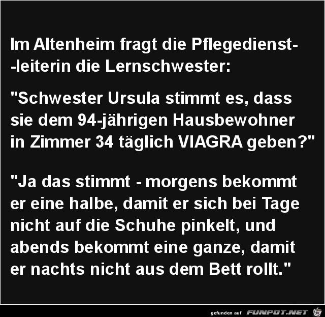 im Altenheim......