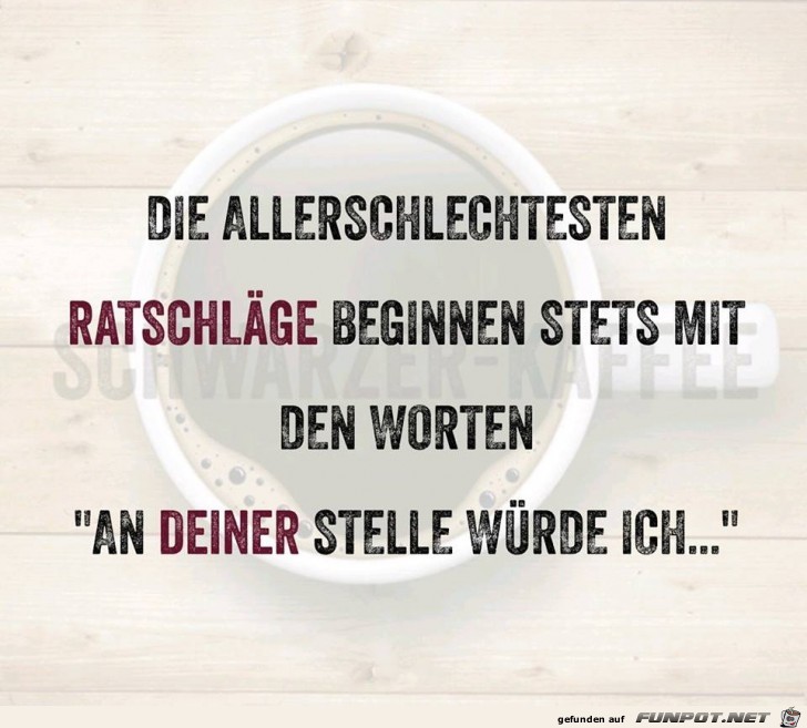 Schlechte Ratschläge Schlechte Ratschläge