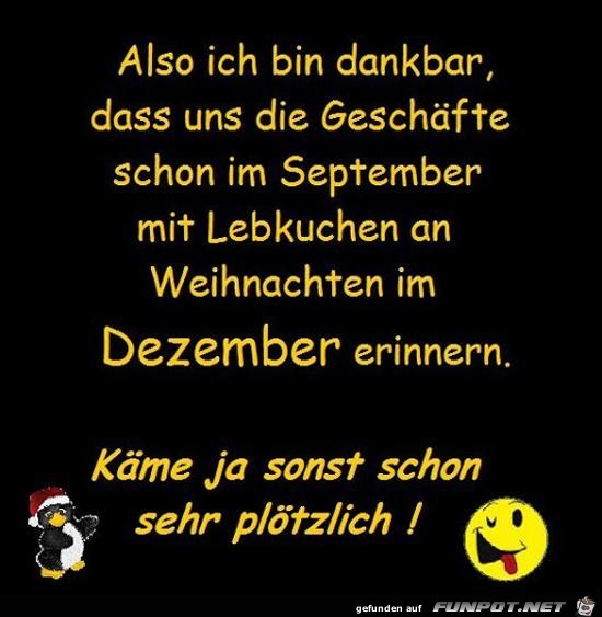 also, ich bin dankbar,.......