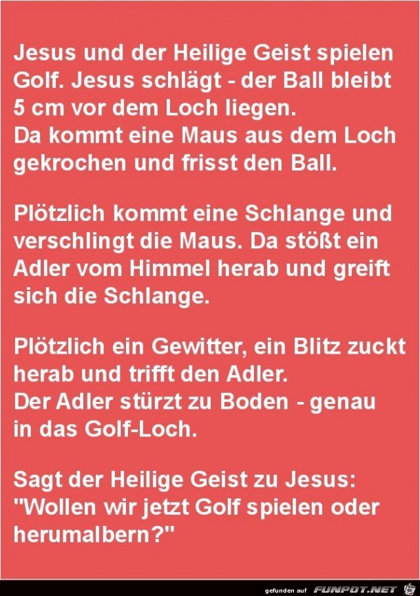 Jesus und der Heilige Geist.....