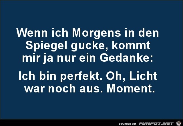 Ich bin perfekt Ich bin perfekt