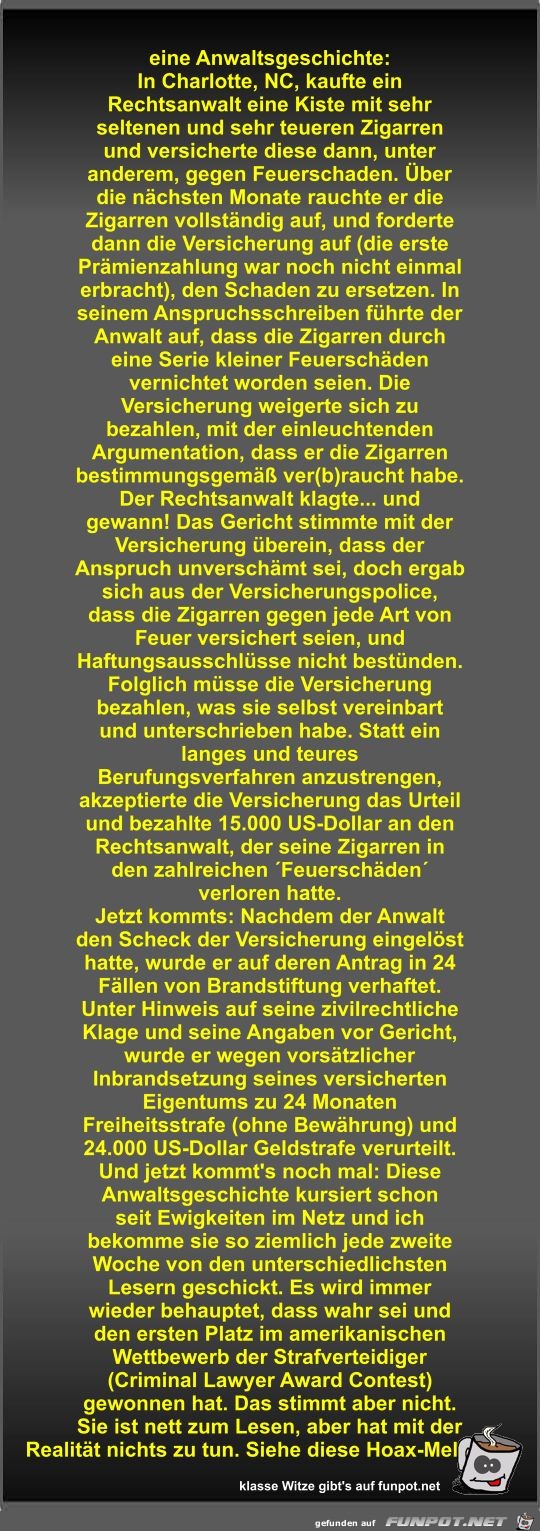 eine Anwaltsgeschichte