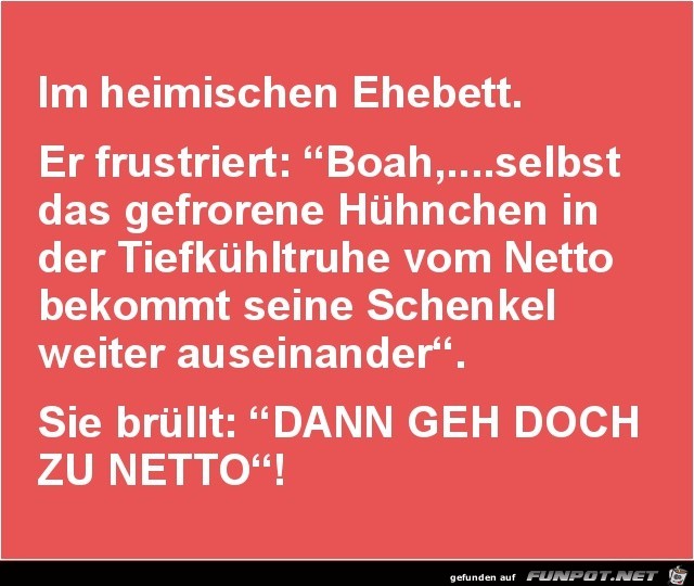 Im heimischen Ehebett Im heimischen Ehebett