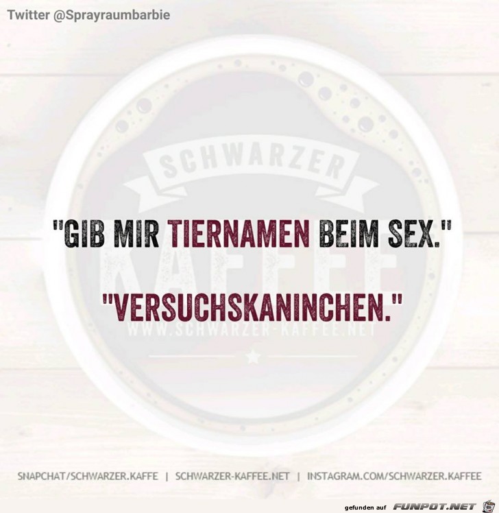 Tiernamen beim Sex Tiernamen beim Sex