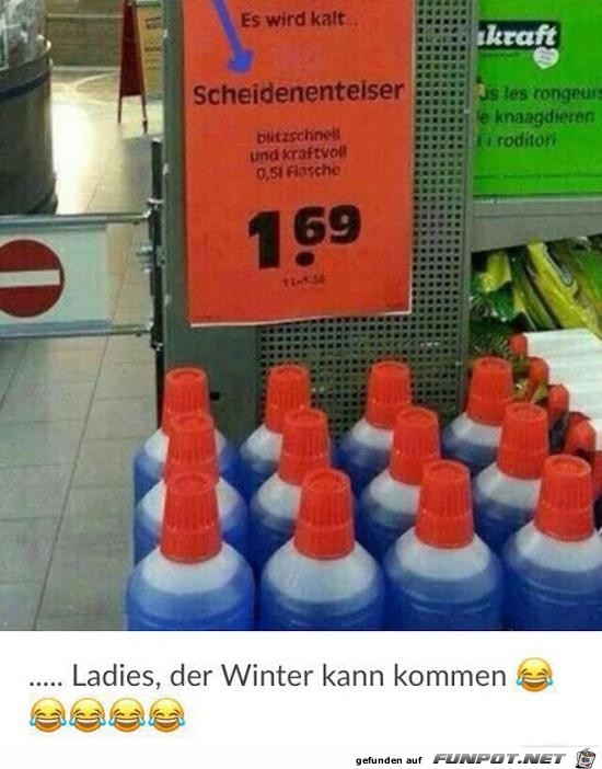 Jetzt kann der Winter kommen