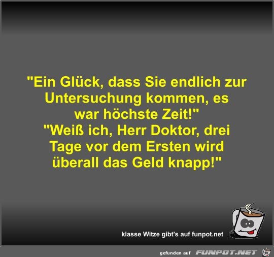 Ein Glück, dass... Ein Glück, dass...