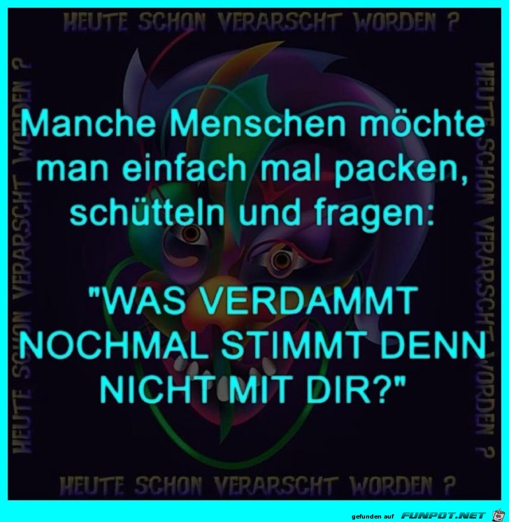 Was stimmt nicht mit Dir