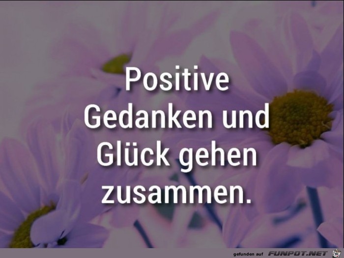 Positive Gedanken