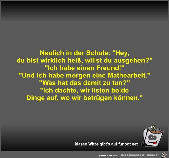 Neulich in der Schule Neulich in der Schule