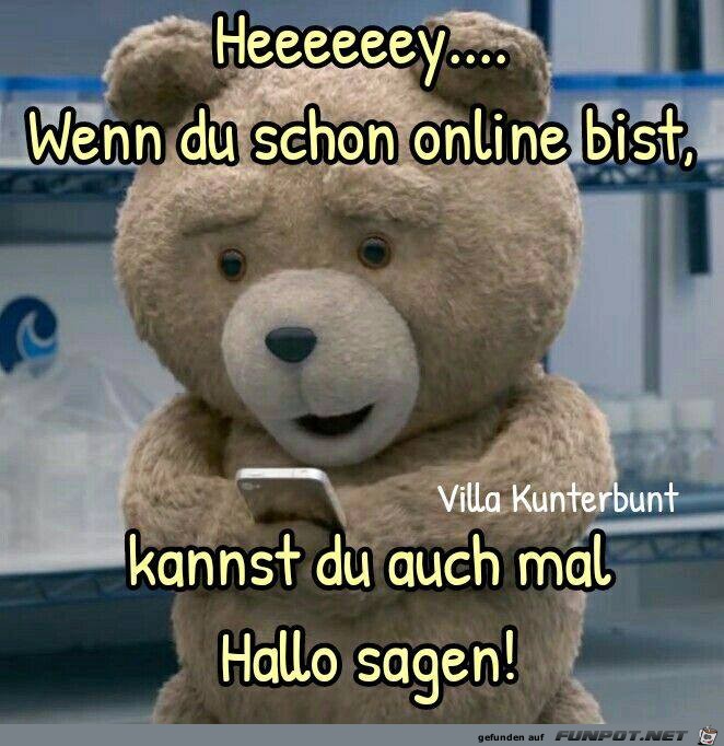 Wenn du schon online bist Wenn du schon online bist