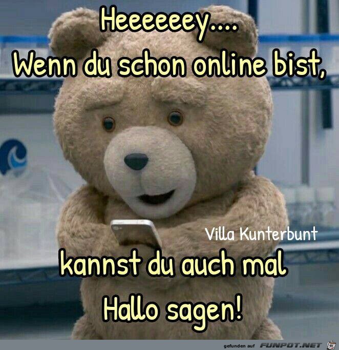 Wenn du schon online bist