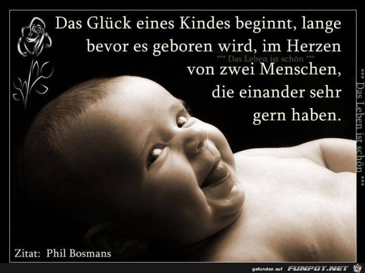 Das Glueck eines Kindes