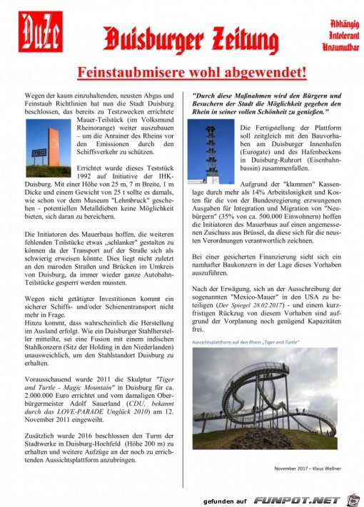 Duisburger Zeitung Duisburger Zeitung