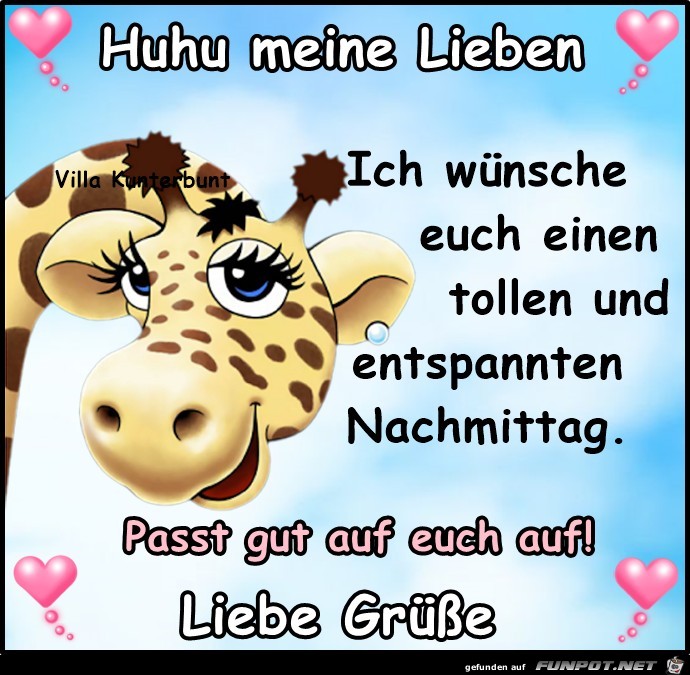 Huhu meine Lieben Huhu meine Lieben