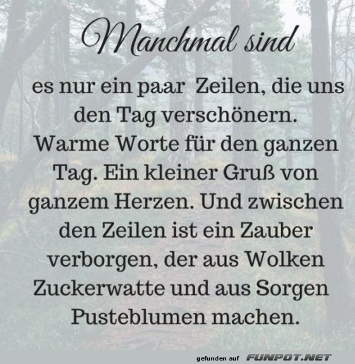 Manchmal