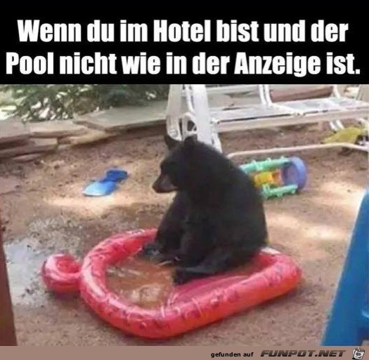 Der Pool ist nix