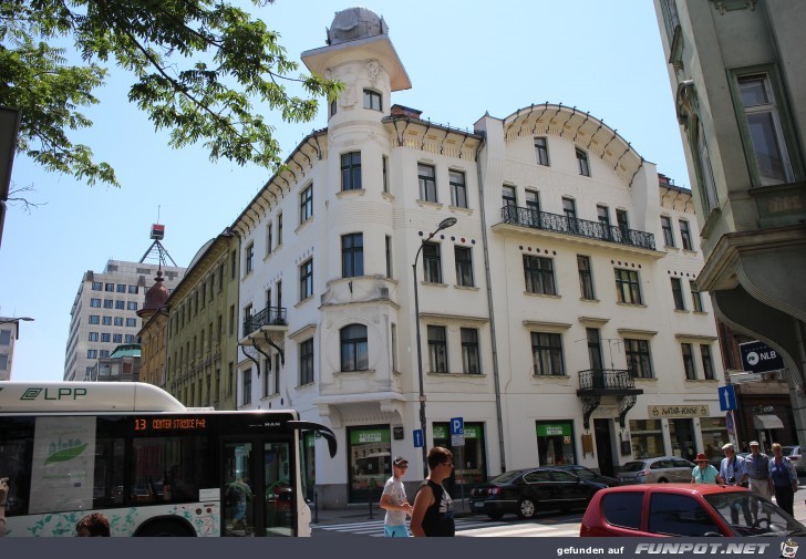 Impressionen aus Ljubljana, der Hauptstadt Sloweniens